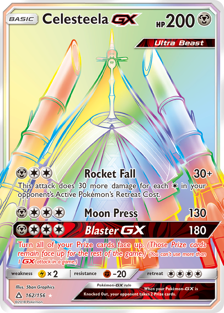 Ultra Prism Celesteela GX #162/156